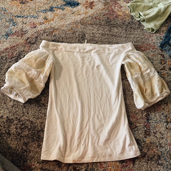 Free People Rock With It off the shoulder top - Picture 2 of 2